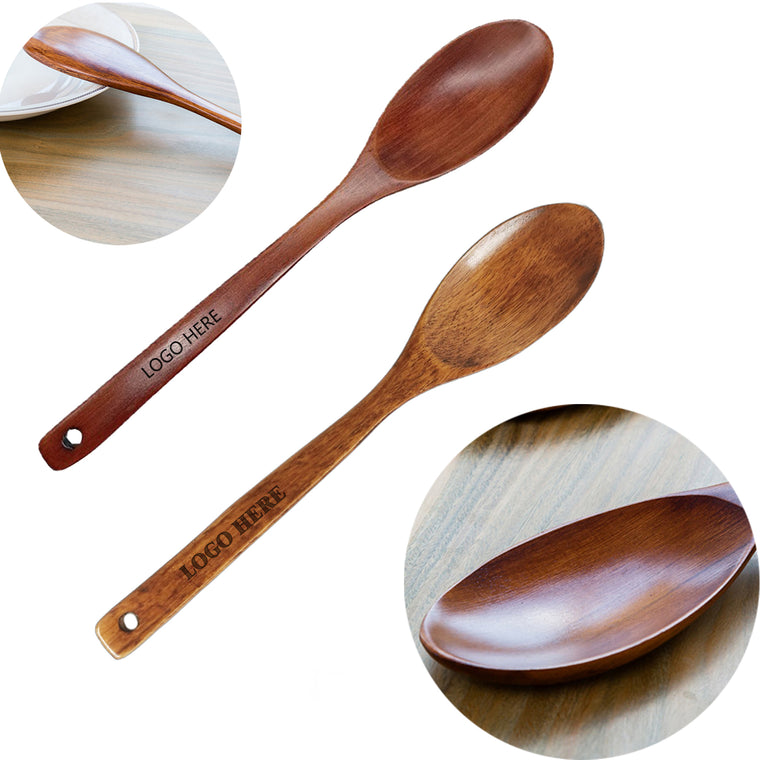 Long - Handle Wooden Stirring Spoon