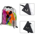 Clear Waterproof Stadium Drawstring Backpack