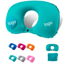 Press Automatic Inflatable Travel Pillow