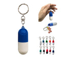 Emergency Capsule Pill Box Keychain