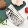Stainless Steel Curved Garlic Press