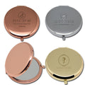 Portable Double Sided Folding Pocket Metal Mirror
