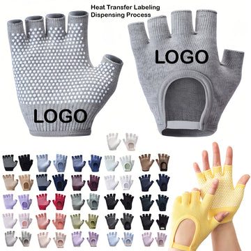 Non Slip Fingerless Yoga Gloves