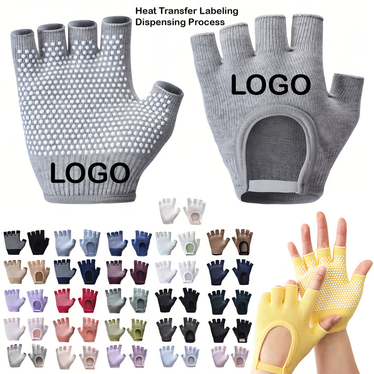 Non Slip Fingerless Yoga Gloves