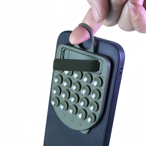2 in 1 Silicone Suction Cup Selfies Videos Phone Case Mount