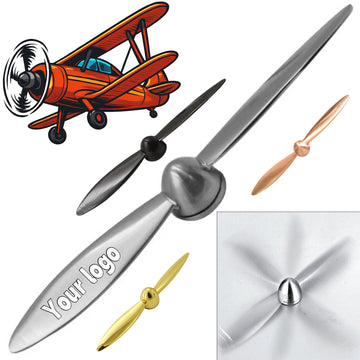 Metal Spinning Airplane Propeller Letter Opener