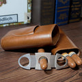 Pu Cigar Case W/Cutter