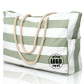 Large Waterproof Zipper Beach Tote