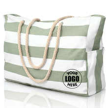 Large Waterproof Zipper Beach Tote