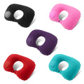 Portable Push Inflatable Neck Pillow