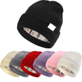 Satin Lined Winter Beanie Hats