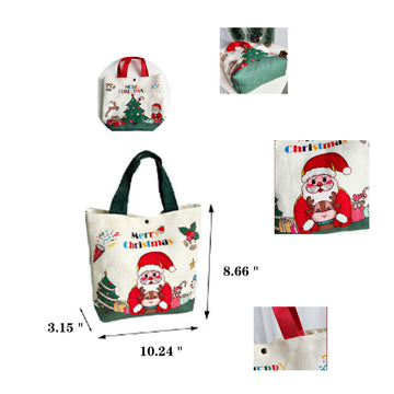 Christmas Hand-Held Canvas Bag