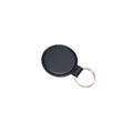PU Leather Round Faux Keychain