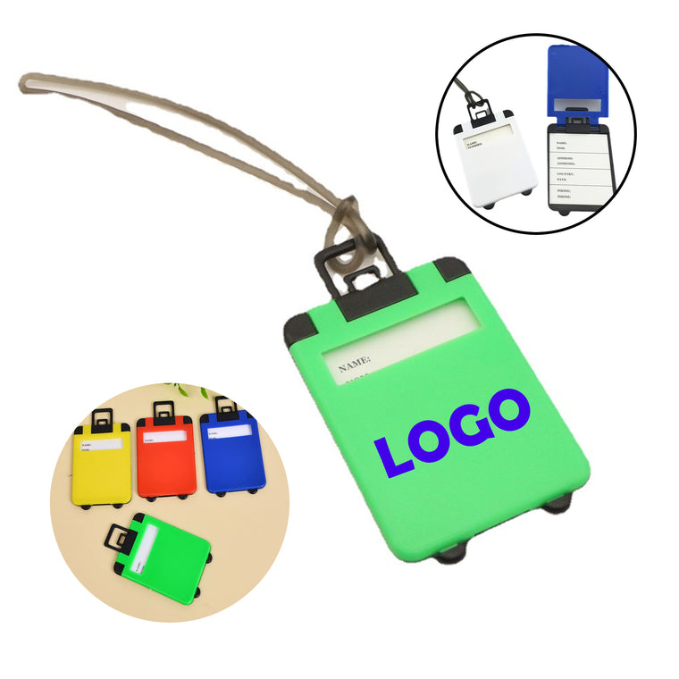 Luggage Shape Pvc Luggage Tags