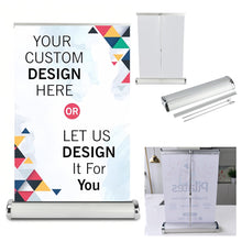 A3 Single Sided Table Top Retractable Banner Display