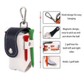 Mini Leather Portable Bag Golf Ball