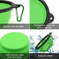 Collapsible Dog Bowl With Carabiners