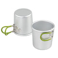 5Oz.Portable Aluminum Alloy Camping Cup With Foldable Handle