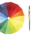 16-Rib Long-Handle Automatic Umbrella With Waterproof Case