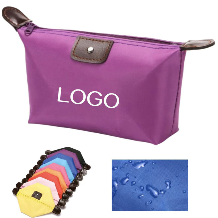 Foldable Waterproof Nylon Cosmetic Bag Wash Bag