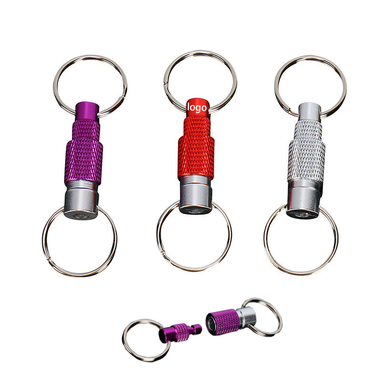 Detachable Metal Keychain