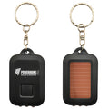 Mini Solar Power Flashlight Keychain With 3 LED Light