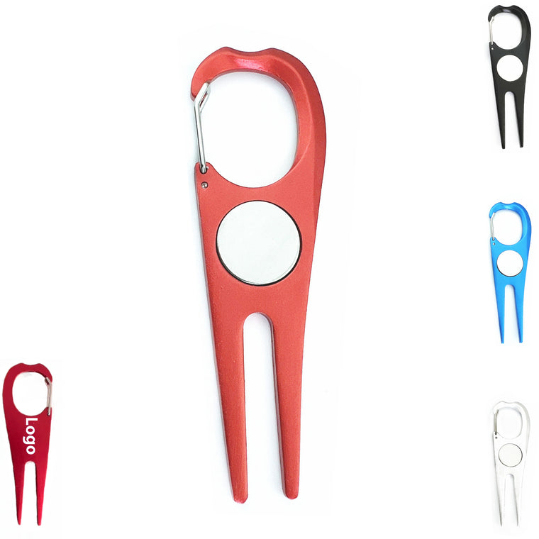 Golf Divot Tool With Ball Marker