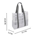 PVC Travel Transparent Tote Organizer Bag