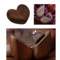 Black Walnut Love Ring Box