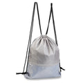 Polyester Drawstring Sports Backpack With Zipper Pocket