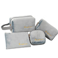 Ladies Cosmetic Soft Velvet Cosmetic Storage Bag Set Of 4