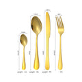 Stainless Steel 4 Piece Dinnerware Gift Set