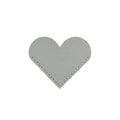 Cute Leather Heart Corner Bookmark