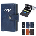 PU RFID-Blocking Auto Pop-up Wallet