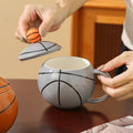 Basketball-Shaped Ceramic Mug
