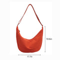 Large Nylon Crossbody Bag for Women, Fashionable Sling