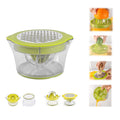 Fruit Squeezer Built-In Strainer Measuring Cup And Grater