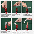Multifunctional Stainless Steel Wine Corkscrew