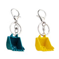 Metal Excavator Bucket Keychain/ Bulldozer Bucket Pendant