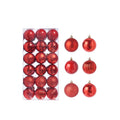 Christmas Tree Decorations 6 Styles Small Shatterproof Balls