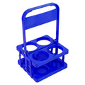 Portable 4-Hole Folding Beer Basket With Handle