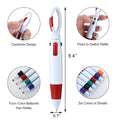 Multicolored Ballpoint Pens with Buckle
