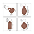 Custom PU Leather Keychains