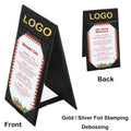 4 x 6 inch 2 Views Dinner Menu Cover