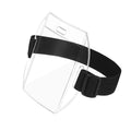 Adjustable Clear PVC Plastic Arm Badge Holder ID Card Holder