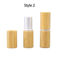 5ml Refillable Empty Bamboo Lipstick Tube/ DIY Lip Balm Tube