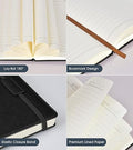 100 Pages A5 Hardcover Leather Notebooks