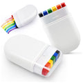 6 Color Color Rainbow Crayon Face Painting