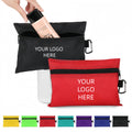 Zipper Pouch Storage Bag With Mountain Buckle