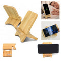 Custom Printed Bamboo Wireless Charger Phone Stand